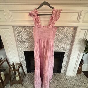 Hill House Ellie Nap Dress in Pink Strips